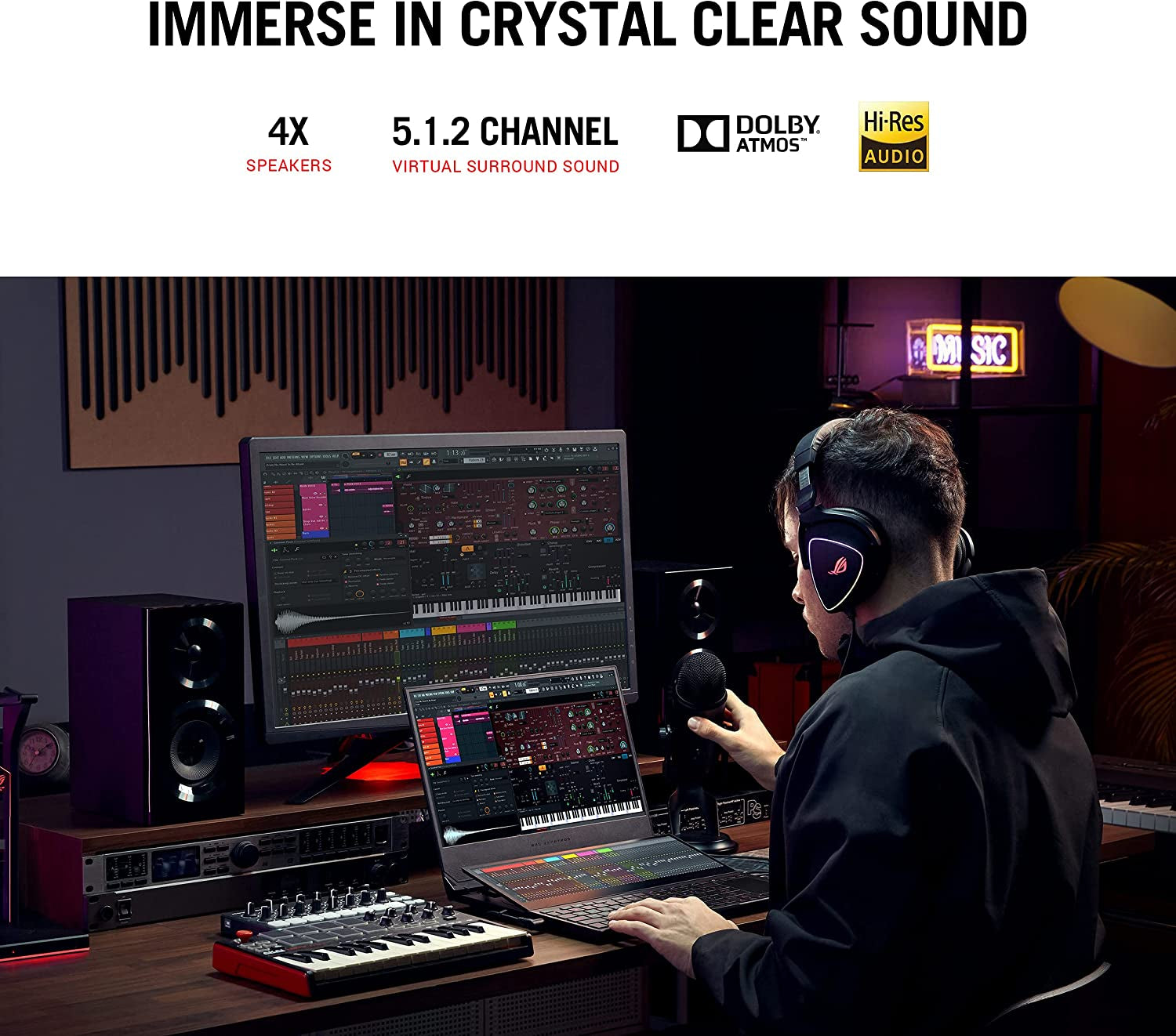 ROG Zephyrus Duo SE 15 Gaming Laptop - 15.6" 300Hz FHD IPS Display, NVIDIA GeForce RTX 3060, AMD Ryzen 9 5980HX, 16GB DDR4 RAM, 1TB PCIe SSD, Per-Key RGB Keyboard, Windows 10 Home, Model GX551QM-ES96