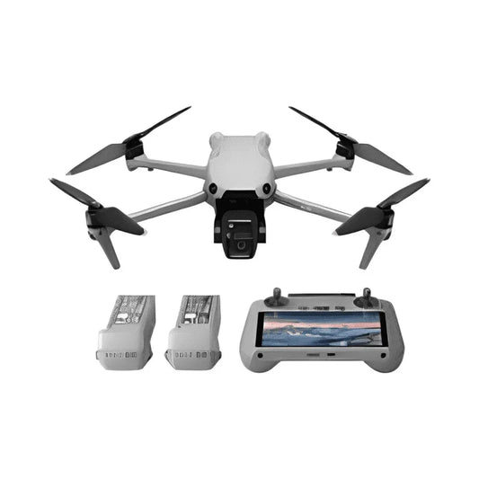 Air3S Professional HD Dual-Camera Aerial Drone with Omni-Directional Obstacle Avoidance and Auto-Tracking, Remote Control with Screen, 3 Batteries