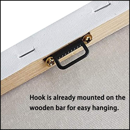 Great Wave of Kanagawa by Katsushika Hokusai - Giclee Canvas Print, Abstract Seascape Wall Art for Living Room, Large Modern Stretched and Framed Sea Artwork