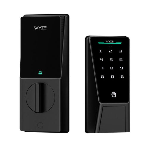 Wyze Palm Lock — Wi-Fi Palm Recognition Smart Lock for Front Door, Keyless & Touchless Entry, Modern Design, Auto-Lock, Easy Installation, Deadbolt Replacement, IP53 Weatherproof