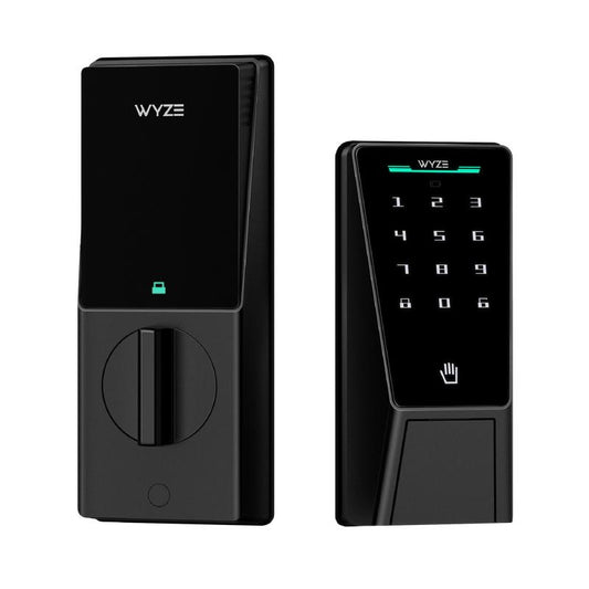 Wyze Palm Lock — Wi-Fi Palm Recognition Smart Lock for Front Door, Keyless & Touchless Entry, Modern Design, Auto-Lock, Easy Installation, Deadbolt Replacement, IP53 Weatherproof