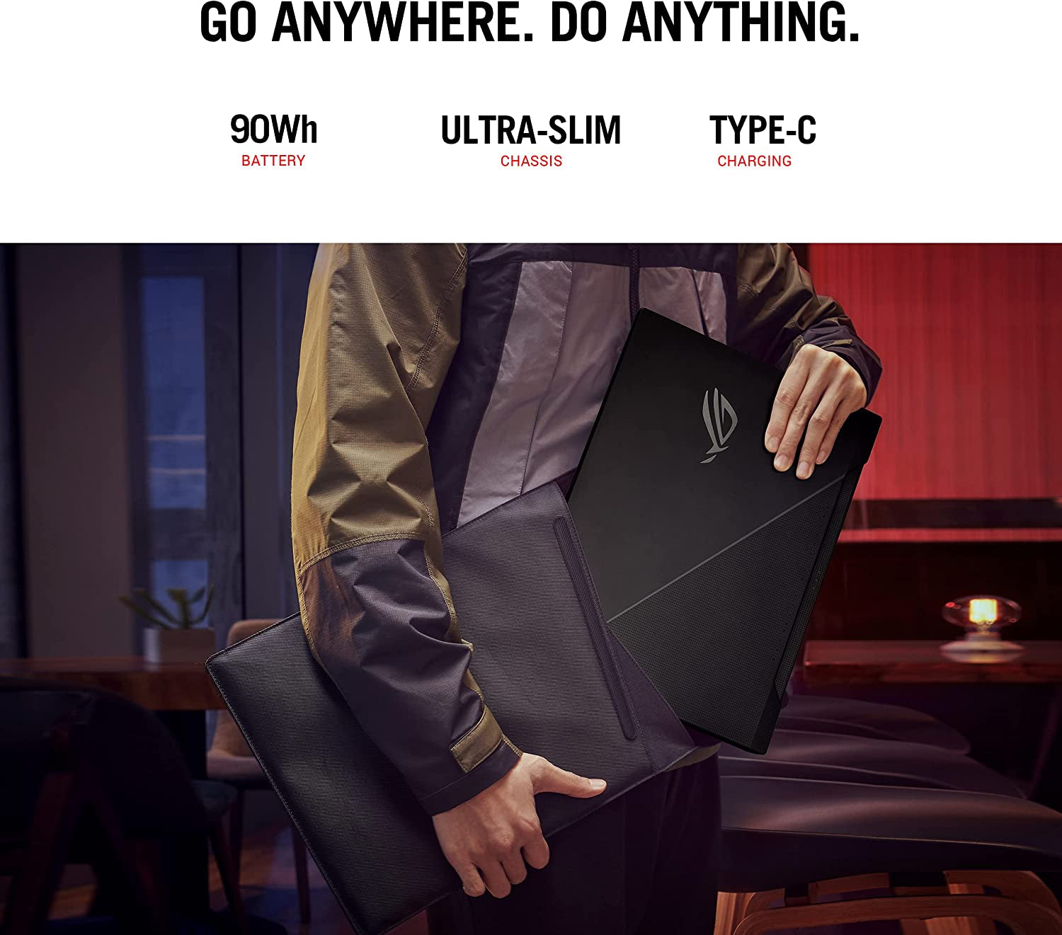 ROG Zephyrus Duo SE 15 Gaming Laptop - 15.6" 300Hz FHD IPS Display, NVIDIA GeForce RTX 3060, AMD Ryzen 9 5980HX, 16GB DDR4 RAM, 1TB PCIe SSD, Per-Key RGB Keyboard, Windows 10 Home, Model GX551QM-ES96